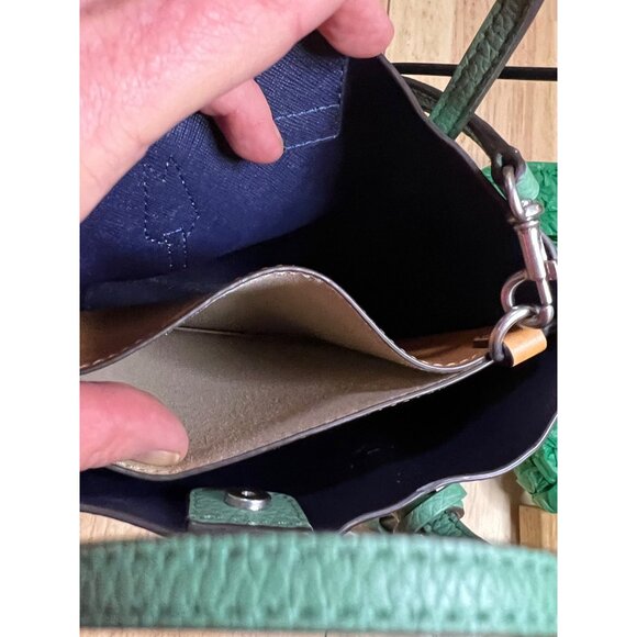 ✺✺ AUTHENTIC TORY BURCH Green Small Perry Handbag/Crossbody  ✺✺ - Picture 9 of 11